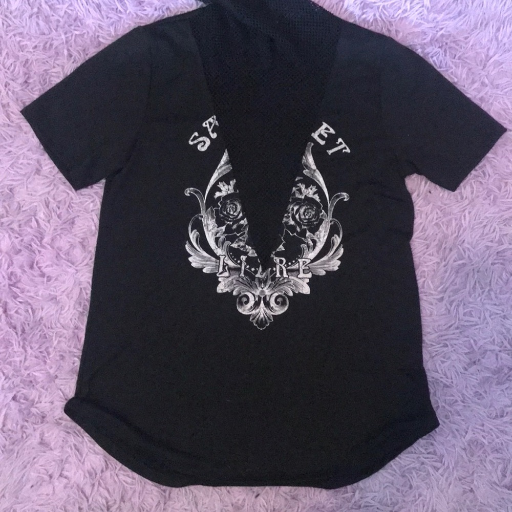 Mesh Front Tee W/ Hood